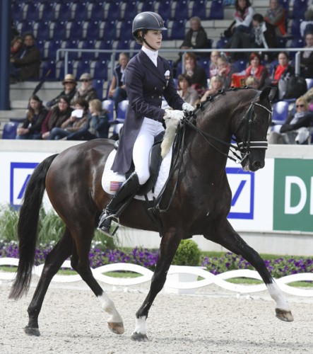 Caroline Roffman rides with maturity and elegance for success at the biggest competition of her career. ©Ilse Schwarz dressage-news.com