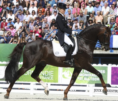 Silver medalists, Helen Langehanenberg and Damon Hill © Ilse Schwarz dressage-news.com