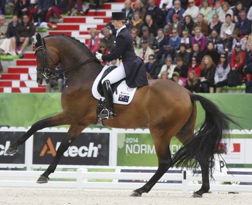 Ronan 2 and Kristy Oatley © Ilse Schwarz dressage-news.com