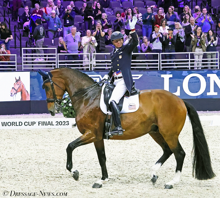 Steffen Peters Dedicated his World Cup Freestyle Ride to Friend Mark