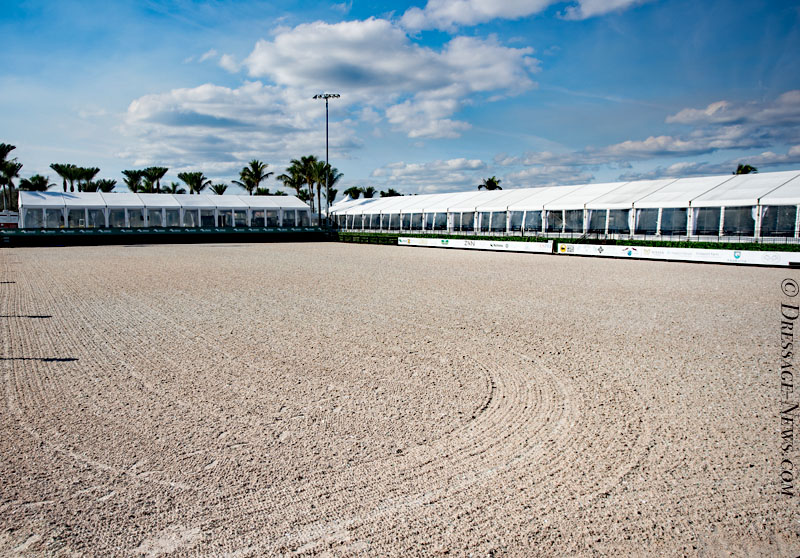 New Footing Installed at Global Dressage Festival Centerpiece